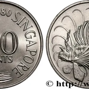 SINGAPOUR 50 Cents 1980 fwo_885827 Monde Offre Limitée