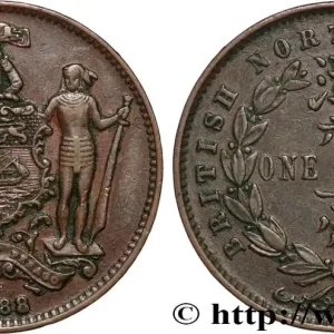 Satisfait Ou Remboursé MALAISIE - BORNÉO DU NORD BRITANNIQUE 1 Cent 1888 Heaton fwo_885838 Monde