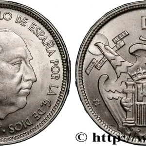 ESPAGNE 50 Pesetas Francisco Franco (58 dans l’étoile) 1957 Madrid fwo_885840 Monde Meilleur Prix