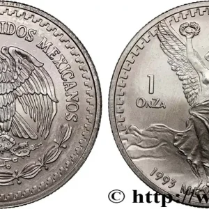 Produit De Marque MEXIQUE 1 Once Victoire ailée 1993 Mexico fwo_886039 Monde