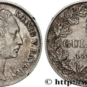 Promotion ALLEMAGNE - BAVIÈRE 1/2 Gulden Maximilien II 1850 Munich fwo_886519 Monde