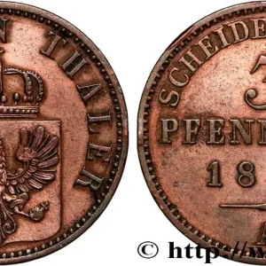 Vente Flash ALLEMAGNE - PRUSSE 3 Pfenninge Royaume de Prusse 1867 Hanovre - B fwo_886550 Monde