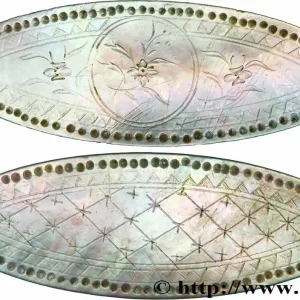 CHINE Jeton de jeux en nacre XIXe fwo_784067 Monde Soldes