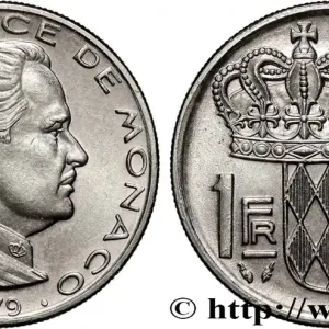 MONACO 1 Franc Rainier III 1979 Paris fwo_833141 Monde Petit Prix
