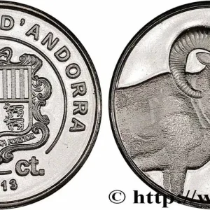 Livraison Express ANDORRE (PRINCIPAUTÉ) 25 Centims Proof Mouflon 2013 fwo_833726 Monde