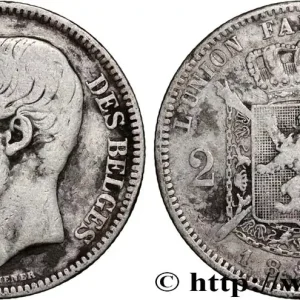 Acheter Direct BELGIQUE 2 Francs Léopold II légende française 1867 fwo_837060 Monde