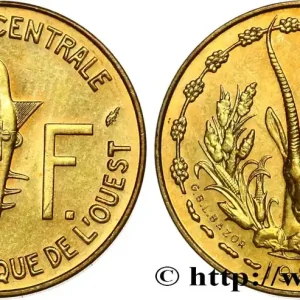 Paiement Sécurisé ÉTATS DE L'AFRIQUE DE L'OUEST (BCEAO) 5 Francs BCEAO 1982 Paris fwo_852475 Monde