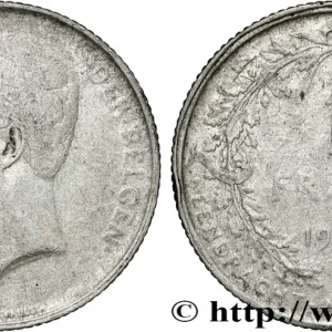 BELGIQUE 1 Frank (Franc) Albert Ier légende flamande 1912 fwo_858467 Monde Soldes