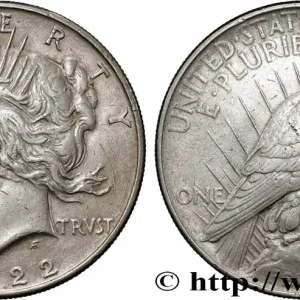 ÉTATS-UNIS D'AMÉRIQUE 1 Dollar Peace 1922 Philadelphie fwo_860184 Monde Certifié