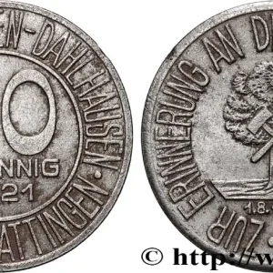 ALLEMAGNE - Notgeld 50 Pfennig Linden - Dahlhausen - Kreis Hattingen (Westphalie) 1921 fwo_863458 Monde Soldes