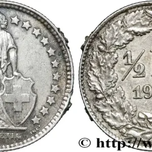 Must-Have SUISSE 1/2 Franc Helvetia 1939 Berne - B fwo_865967 Monde