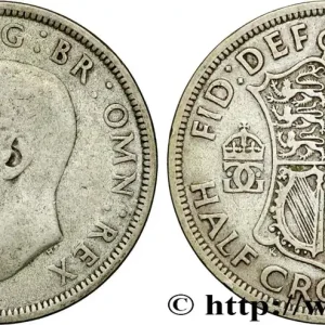 ROYAUME-UNI 1/2 Crown Georges VI 1937 fwo_867037 Monde Quantité Limitée