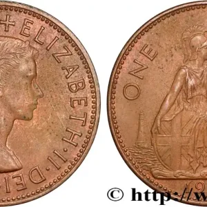 Certifié ROYAUME-UNI 1 Penny Elisabeth II 1967 fwo_867905 Monde
