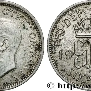 ROYAUME-UNI 6 Pence Georges VI 1942 fwo_868578 Monde Soldes