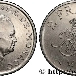 MONACO 2 Francs Rainier III 1982 Paris fwo_870116 Monde Artisanat