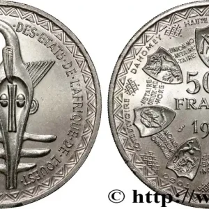 ÉTATS DE L'AFRIQUE DE L'OUEST (BCEAO) 500 Francs BCEAO 1972 Paris fwo_881663 Monde Vente Directe