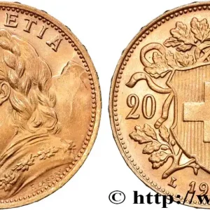 OR, PALLADIUM ET PLATINE INVESTISSEMENT 20 Francs "Vreneli" 1935 Berne fwo_881767 Monde Vente Directe