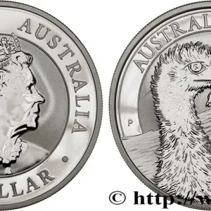 Achetez Aujourd’hui ARGENT D'INVESTISSEMENT 1 Oz - 1 Dollar Proof Émeu 2022 fwo_883285 Monde