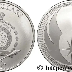 Nouvel Arrivage ARGENT D'INVESTISSEMENT 1 Oz - 2 Dollars Ordre du Jedi 2023 fwo_883320 Monde