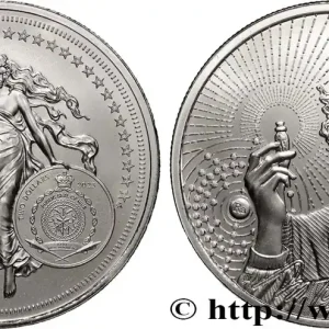 ARGENT D'INVESTISSEMENT 1 Oz - 2 Dollars Marie Curie 2023 fwo_883380 Monde Prix Bas