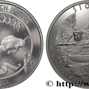 Nouvelle Collection ARGENT D'INVESTISSEMENT 1 Oz - 1 Dollar Chef Indien Sioux 2023 fwo_883506 Monde