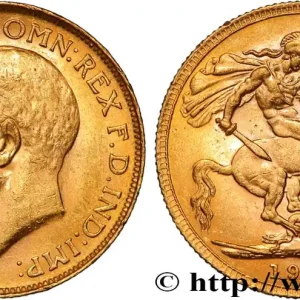 OR, PALLADIUM ET PLATINE INVESTISSEMENT 1 Souverain Georges V 1913 Perth fwo_884606 Monde Commander Vite