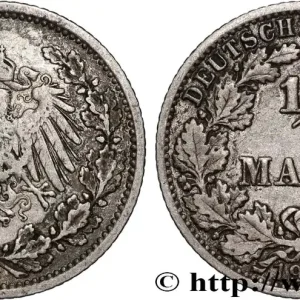 Nouveauté ALLEMAGNE 1/2 Mark Empire aigle impérial 1905 Berlin fwo_884712 Monde