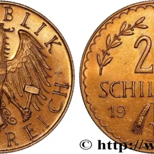 Jusqu’à Épuisement Des Stocks OR, PALLADIUM ET PLATINE INVESTISSEMENT 25 Schilling Proof aigle héraldique 1927 Vienne fwo_886307 Monde