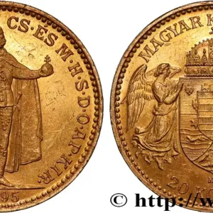 Seulement Aujourd’hui OR, PALLADIUM ET PLATINE INVESTISSEMENT 20 Korona or François-Joseph Ier 1895 Kremnitz fwo_886317 Monde