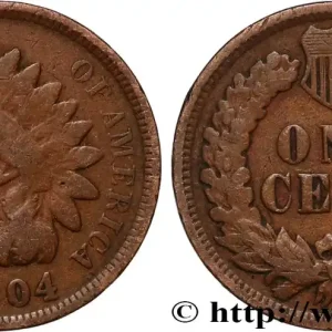 Top Qualité ÉTATS-UNIS D'AMÉRIQUE 1 Cent tête d’indien, 3e type 1904 Philadelphie fwo_887049 Monde