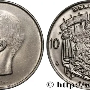 BELGIQUE 10 Francs roi Baudouin légende française 1970 Bruxelles fwo_887091 Monde Certifié