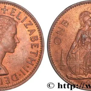 Livraison Mondiale ROYAUME-UNI 1 Penny Elisabeth II 1963 fwo_887521 Monde