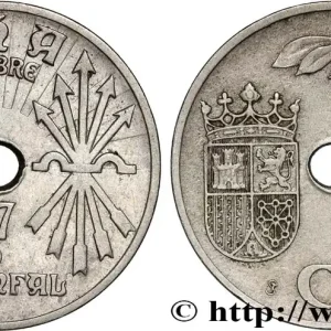 ESPAGNE 25 Centimos monnayage nationaliste 1937 Vienne fwo_887577 Monde Haute Qualité