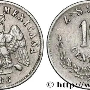 MEXIQUE 10 Centavos 1886 Mexico fwo_887723 Monde Bon Marché