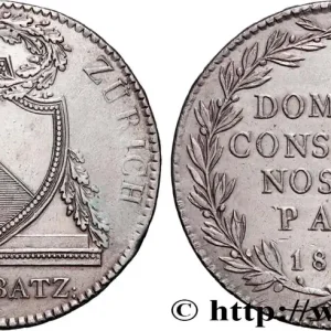 Promotion SUISSE - CANTON DE ZÜRICH 40 Batzen 1813 Zurich fwo_870080 Monde