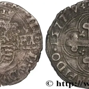 SAVOIE - DUCHÉ DE SAVOIE - EMMANUEL-PHILIBERT DIT "TÊTE DE FER" Blanc de 4 sols, 1er type (bianco, o da 4 soldi di I tipo) 1577 Verceuil fwo_875081 Monde Garantie Incluse