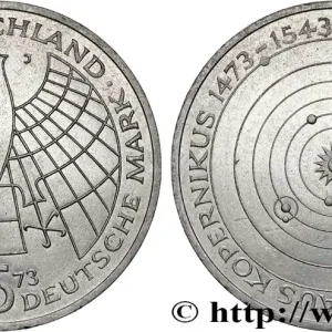 ALLEMAGNE 5 Mark Nicolas Copernic 1973 Hambourg fwo_822969 Monde Authentique