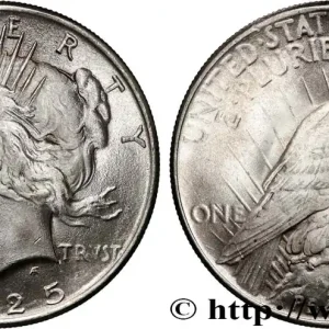 ÉTATS-UNIS D'AMÉRIQUE 1 Dollar type Peace 1925 Philadelphie fwo_839065 Monde Offre Exclusive