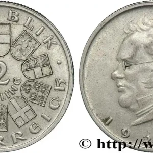 Authentique AUTRICHE 2 Schilling Centenaire mort de Franz Schubert 1928 Vienne fwo_848092 Monde