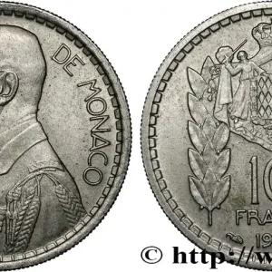 MONACO 10 Francs Louis II 1946 Paris fwo_852909 Monde Usine Directe