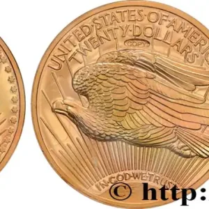 Expédition Rapide ÉTATS-UNIS D'AMÉRIQUE Médaille 20 Dollars "Saint-Gaudens” 1933 fwo_854276 Monde