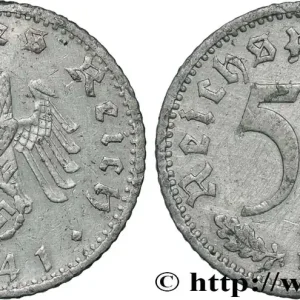 Offre Exclusive ALLEMAGNE 50 Reichspfennig 1941 Stuttgart - F fwo_854472 Monde