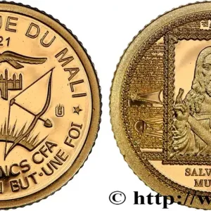 MALI 100 Francs Proof Salvator Mundi 2021 fwo_865104 Monde Prix Réduit