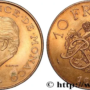MONACO 10 Francs Rainier III 1982 Paris fwo_870573 Monde Meilleur Choix