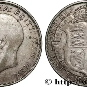 Produit De Marque ROYAUME-UNI 1/2 Crown Georges V 1923 fwo_870652 Monde