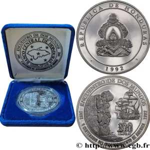 HONDURAS 100 Lempiras 500e anniversaire de la découverte de l'Amérique 1992 fwo_875914 Monde Achetez Aujourd’hui