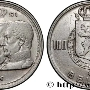 BELGIQUE 100 Franken (Francs) Quatre rois de Belgique, légende flamande 1951 fwo_879894 Monde En Vogue