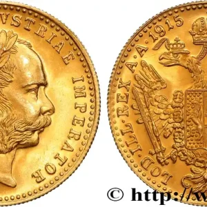 OR, PALLADIUM ET PLATINE INVESTISSEMENT 1 Ducat refrappe moderne François-Joseph Ier 1915 fwo_881748 Monde Nouvel Arrivage