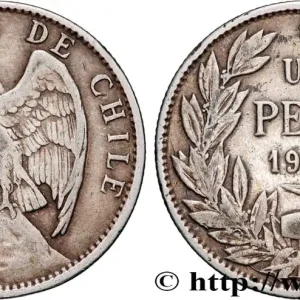 Achat Immédiat CHILI 1 Peso condor 1915 Santiago fwo_882456 Monde