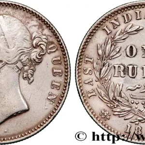 Satisfait Ou Remboursé INDES BRITANNIQUES 1 Roupie East India Company Victoria 1840 Bombay fwo_882484 Monde